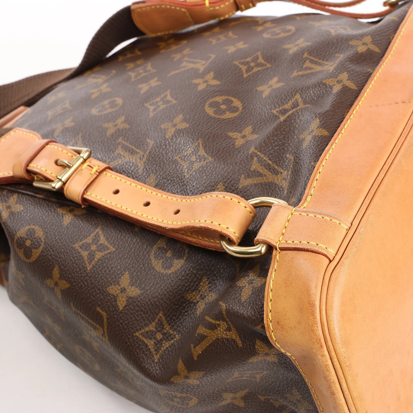Louis Vuitton Montsouris GM Monogram Canvas Vintage Backpack in Brown M51135