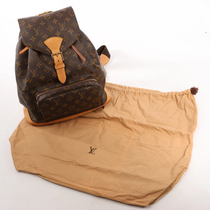 Louis Vuitton Montsouris GM Monogram Canvas Vintage Backpack in Brown M51135