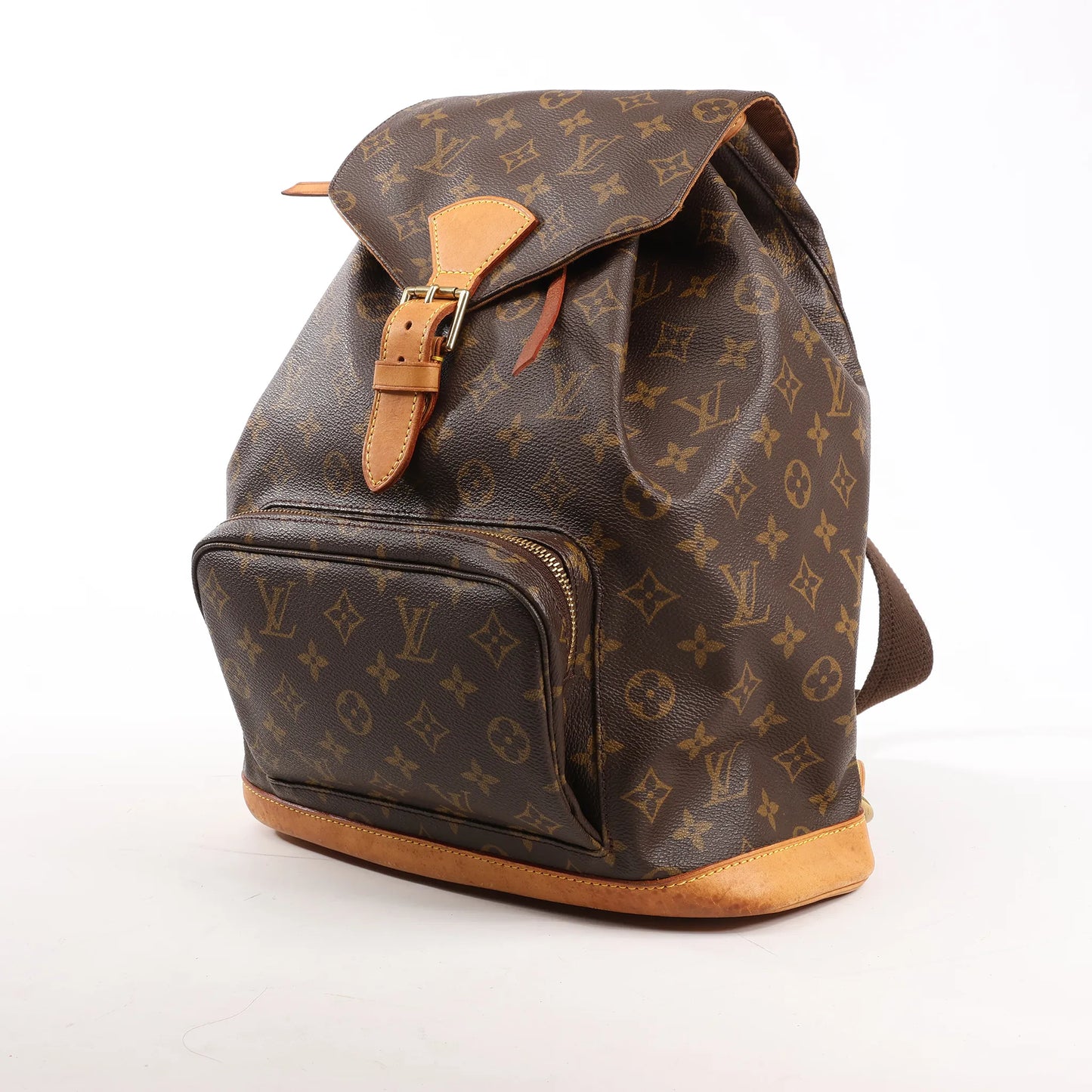Louis Vuitton Montsouris GM Monogram Canvas Vintage Backpack in Brown M51135