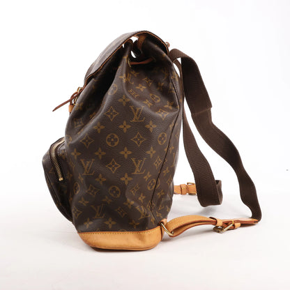 Louis Vuitton Montsouris GM Monogram Canvas Vintage Backpack in Brown M51135