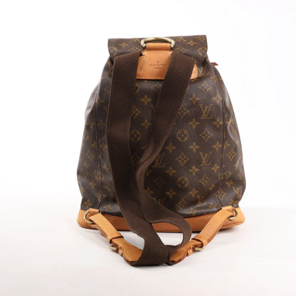 Louis Vuitton Montsouris GM Monogram Canvas Vintage Backpack in Brown M51135