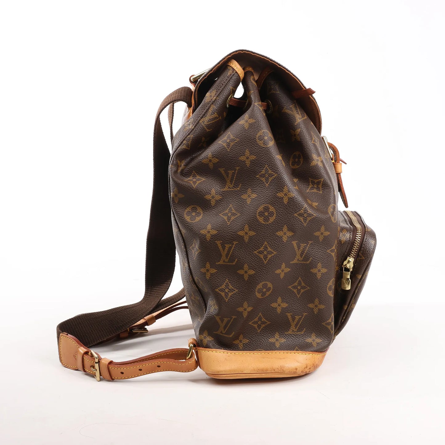 Louis Vuitton Montsouris GM Monogram Canvas Vintage Backpack in Brown M51135
