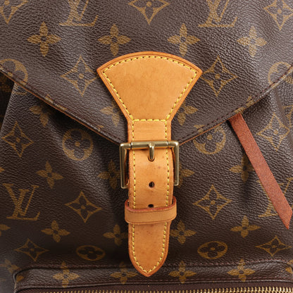 Louis Vuitton Montsouris GM Monogram Canvas Vintage Backpack in Brown M51135
