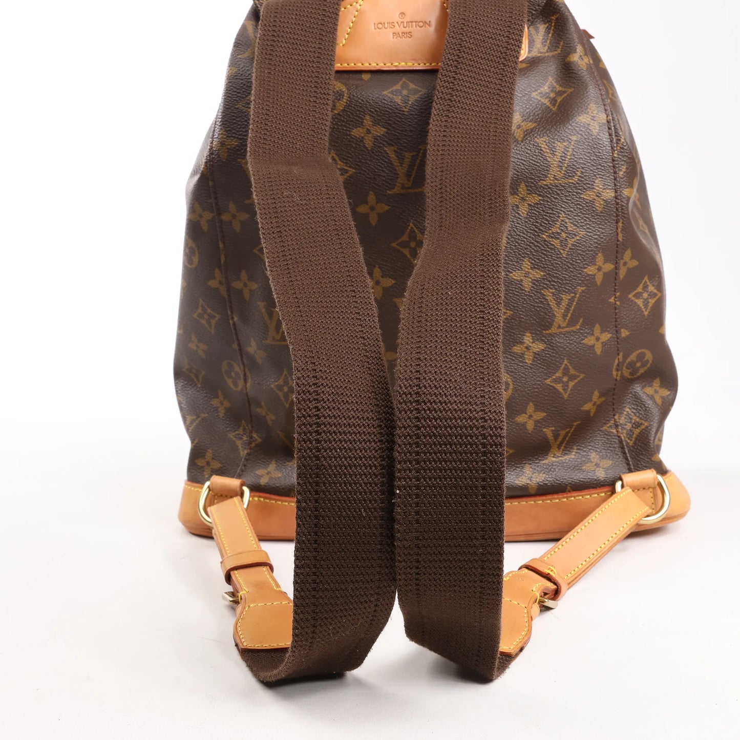 Louis Vuitton Montsouris GM Monogram Canvas Vintage Backpack in Brown M51135