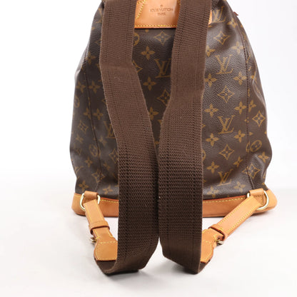 Louis Vuitton Montsouris GM Monogram Canvas Vintage Backpack in Brown M51135