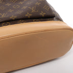 Mochila vintage de lona con monograma GM Montsouris de Louis Vuitton en marrón M51135