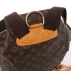 Mochila vintage de lona con monograma GM Montsouris de Louis Vuitton en marrón M51135
