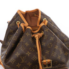 Mochila vintage de lona con monograma GM Montsouris de Louis Vuitton en marrón M51135