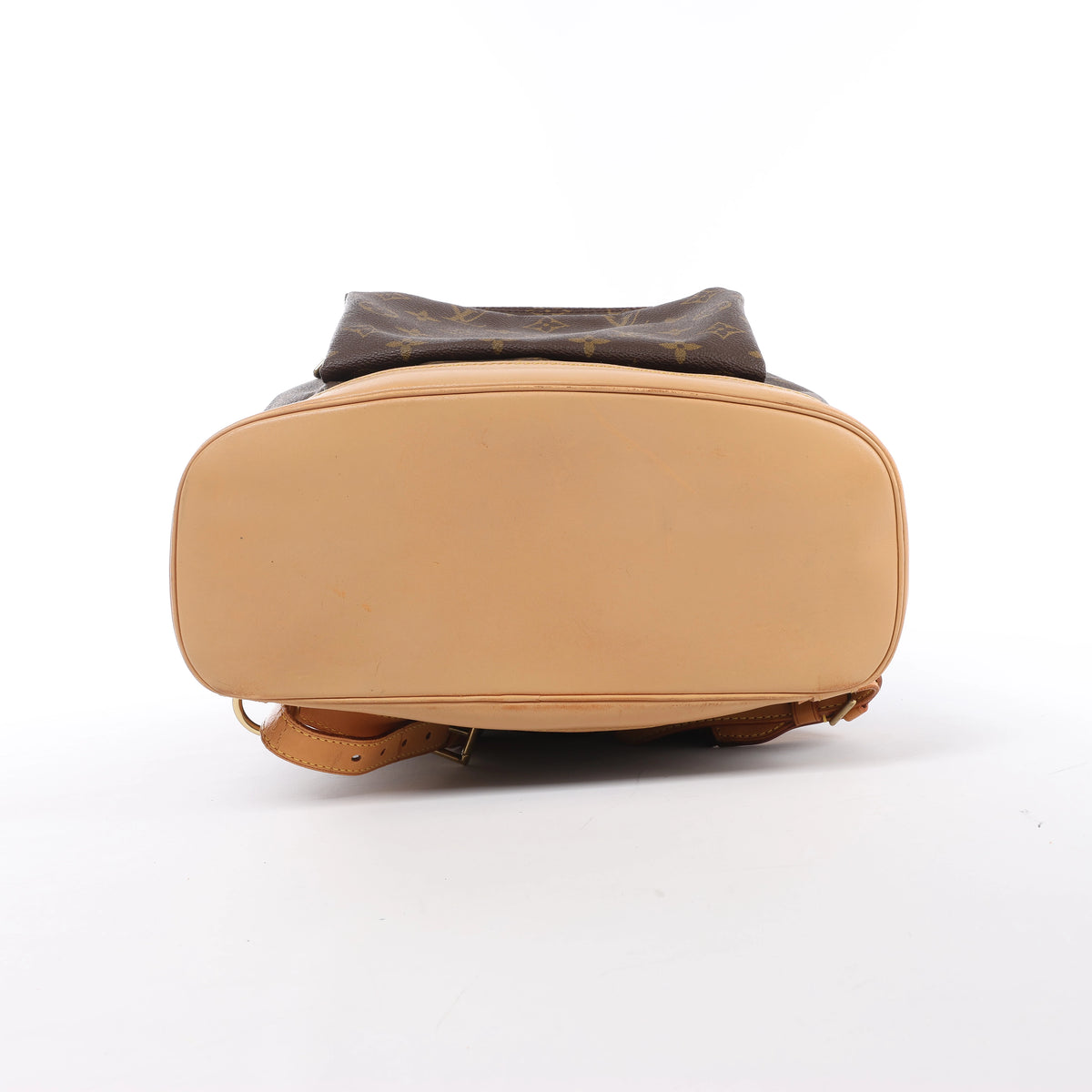 Mochila vintage de lona con monograma GM Montsouris de Louis Vuitton en marrón M51135