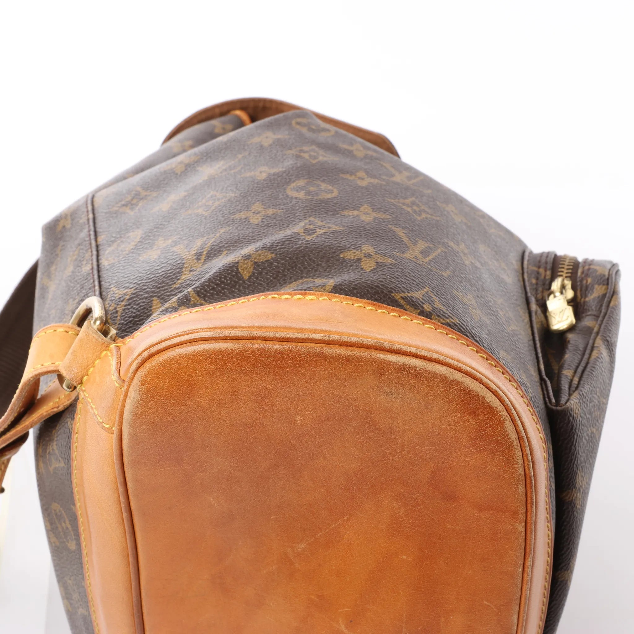 Louis Vuitton Montsouris GM Monogram Canvas Vintage Backpack in Brown M51135