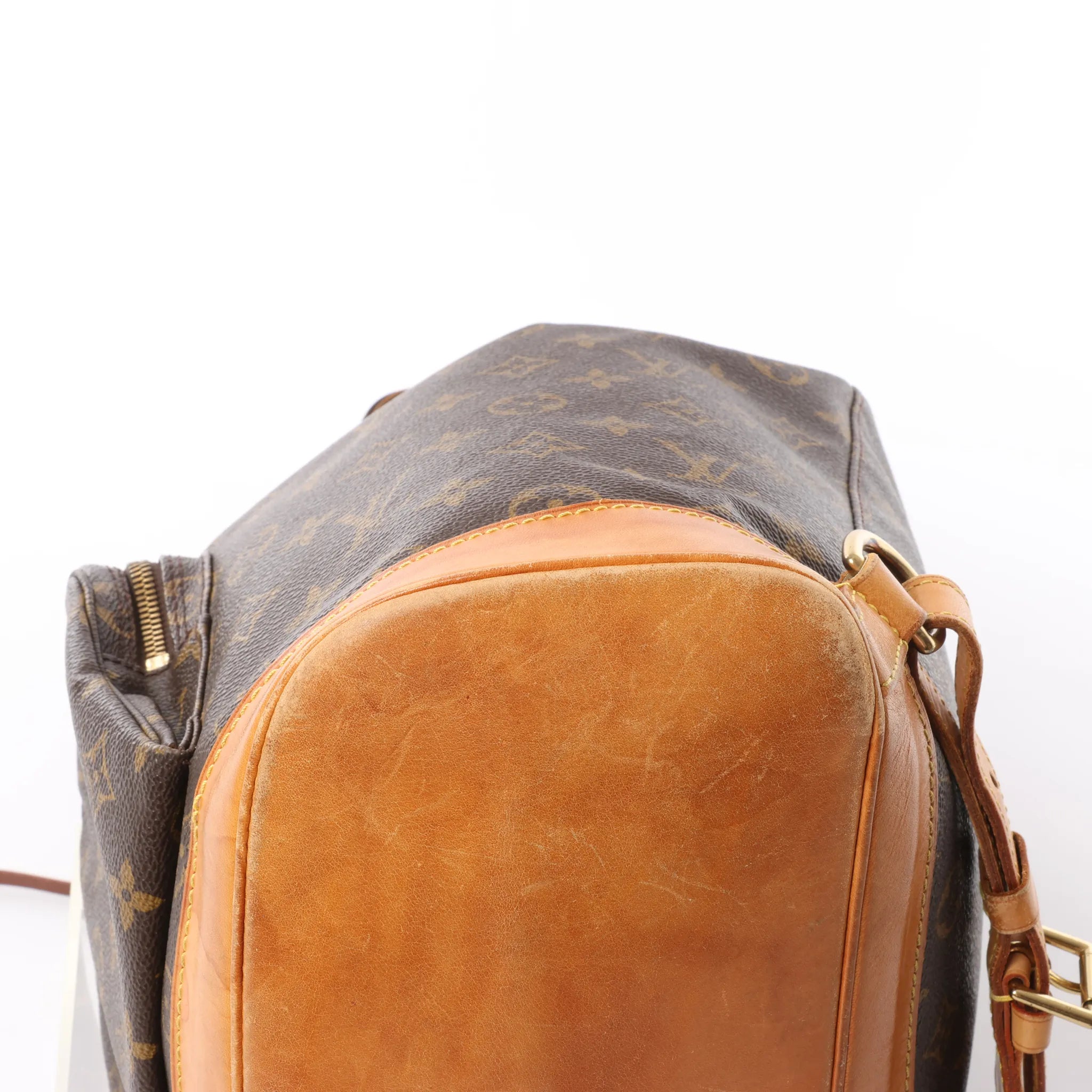 Louis Vuitton Montsouris GM Monogram Canvas Vintage Backpack in Brown M51135