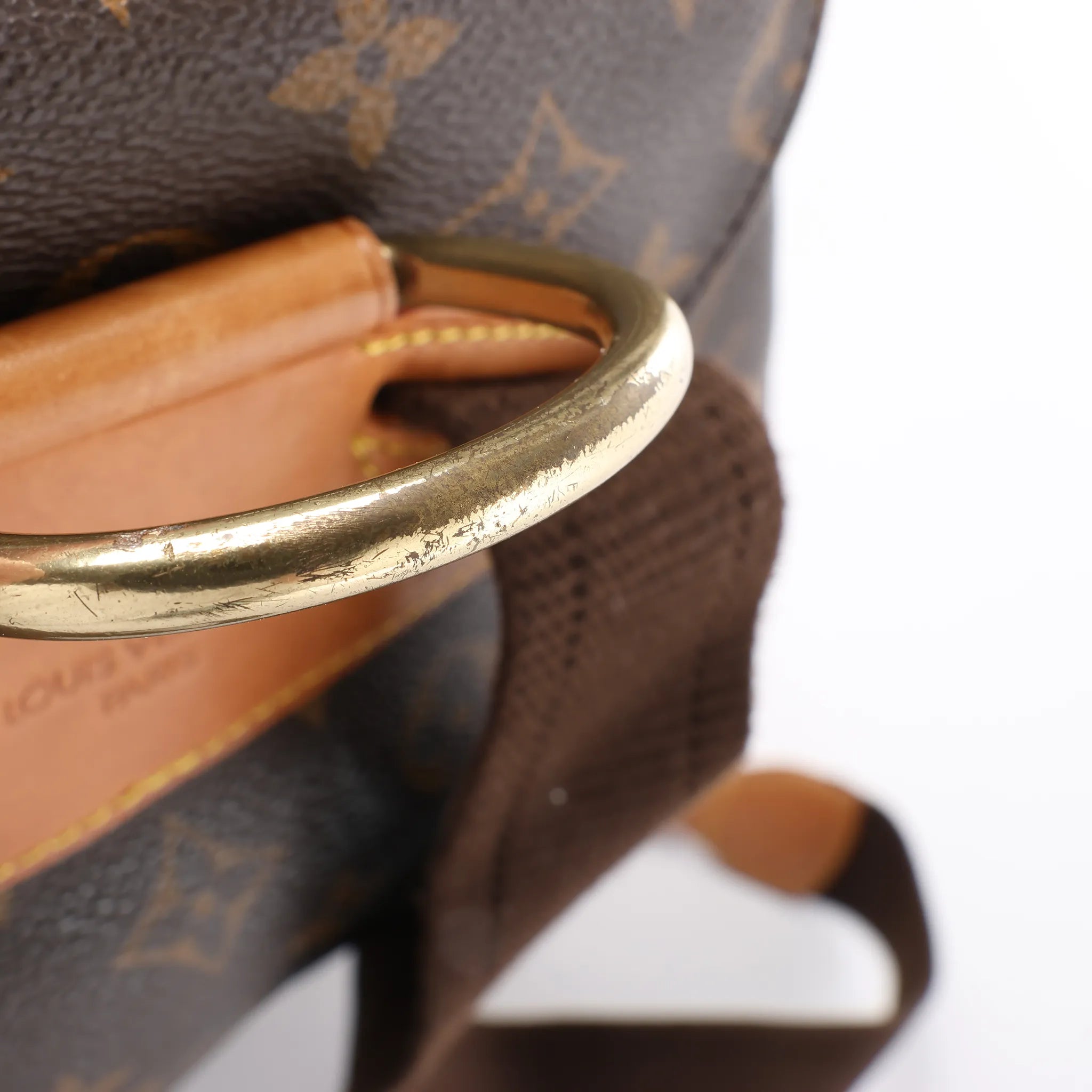 Louis Vuitton Montsouris GM Monogram Canvas Vintage Backpack in Brown M51135