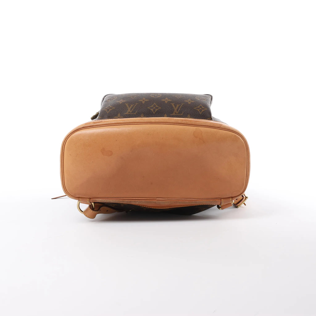 Louis Vuitton Montsouris GM Monogram Canvas Vintage Backpack in Brown M51135