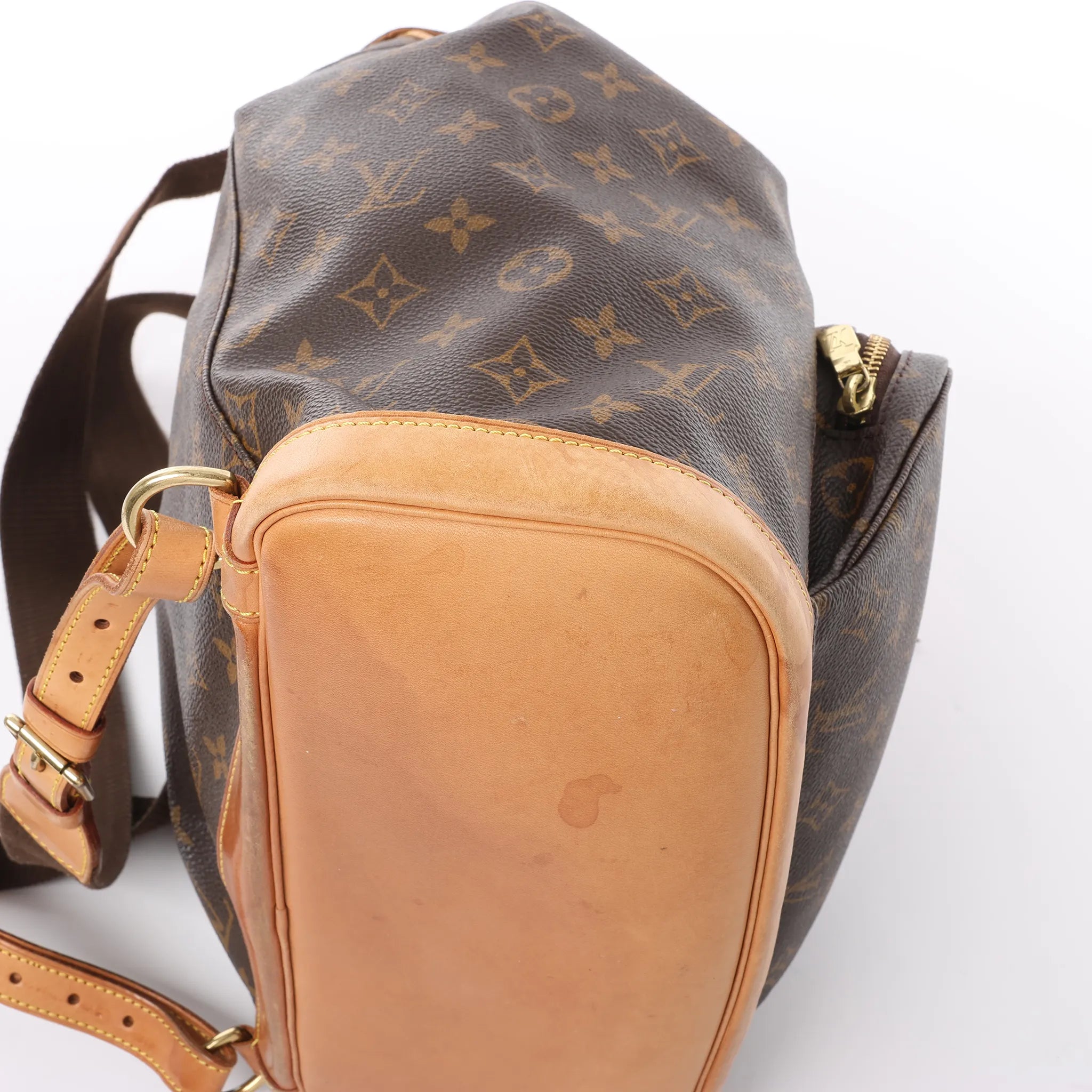 Louis Vuitton Montsouris GM Monogram Canvas Vintage Backpack in Brown M51135