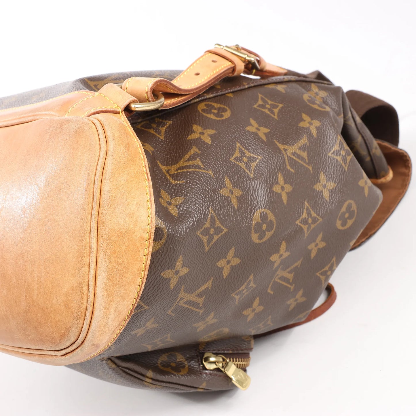 Louis Vuitton Montsouris GM Monogram Canvas Vintage Backpack in Brown M51135