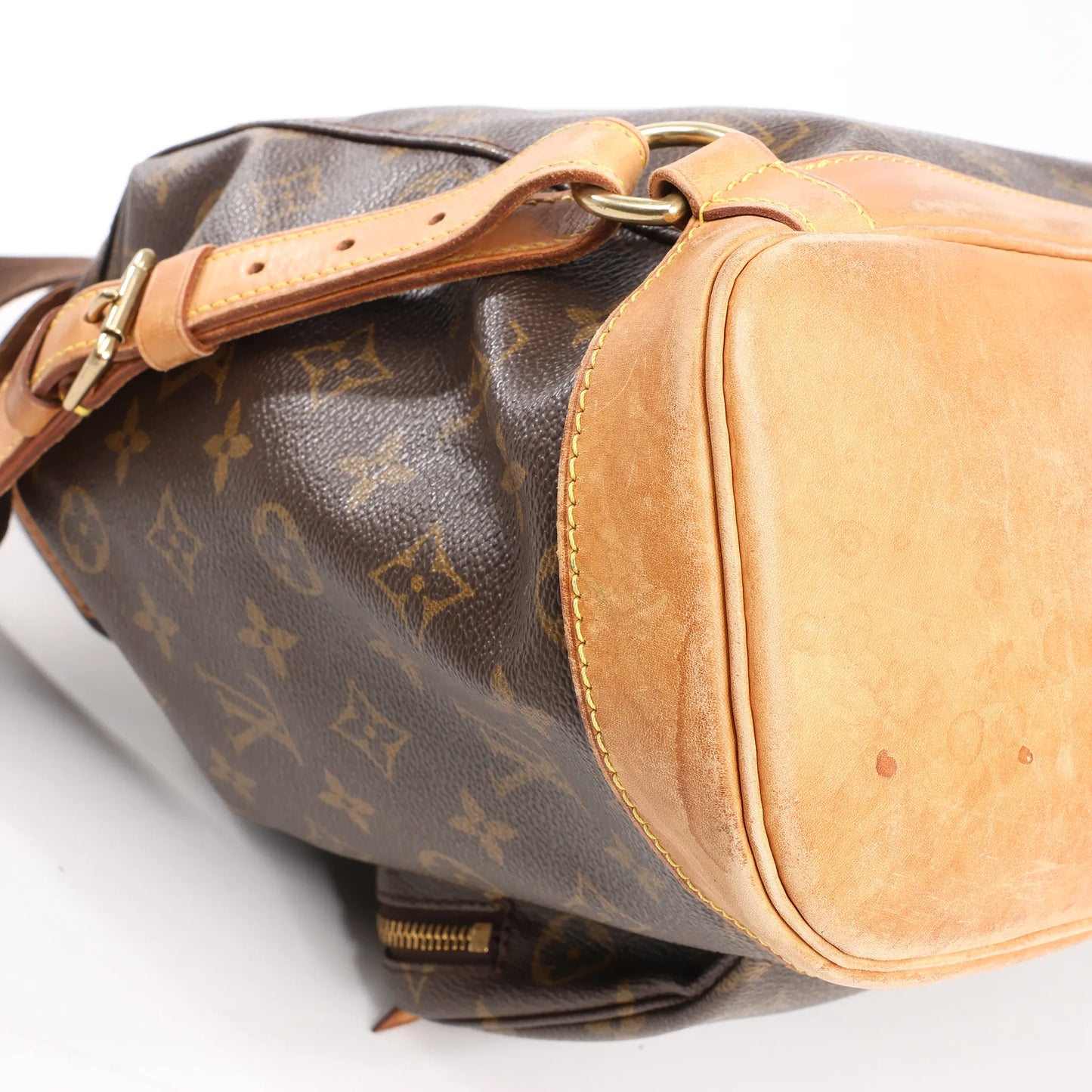 Louis Vuitton Montsouris GM Monogram Canvas Vintage Backpack in Brown M51135