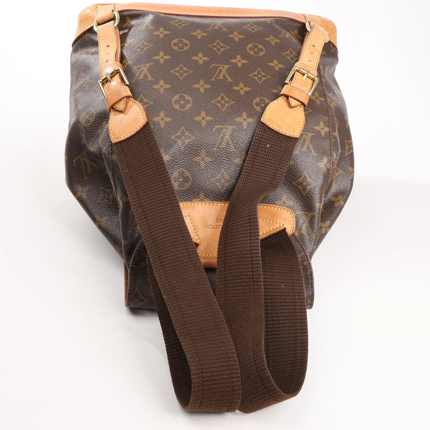 Louis Vuitton Montsouris GM Monogram Canvas Vintage Backpack in Brown M51135