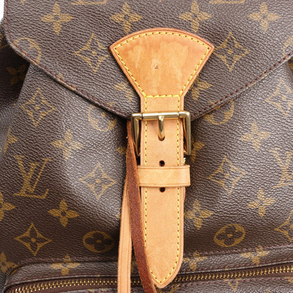 Louis Vuitton Montsouris GM Monogram Canvas Vintage Backpack in Brown M51135