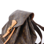 Louis Vuitton Montsouris GM Monogram Canvas Vintage Backpack in Brown M51135