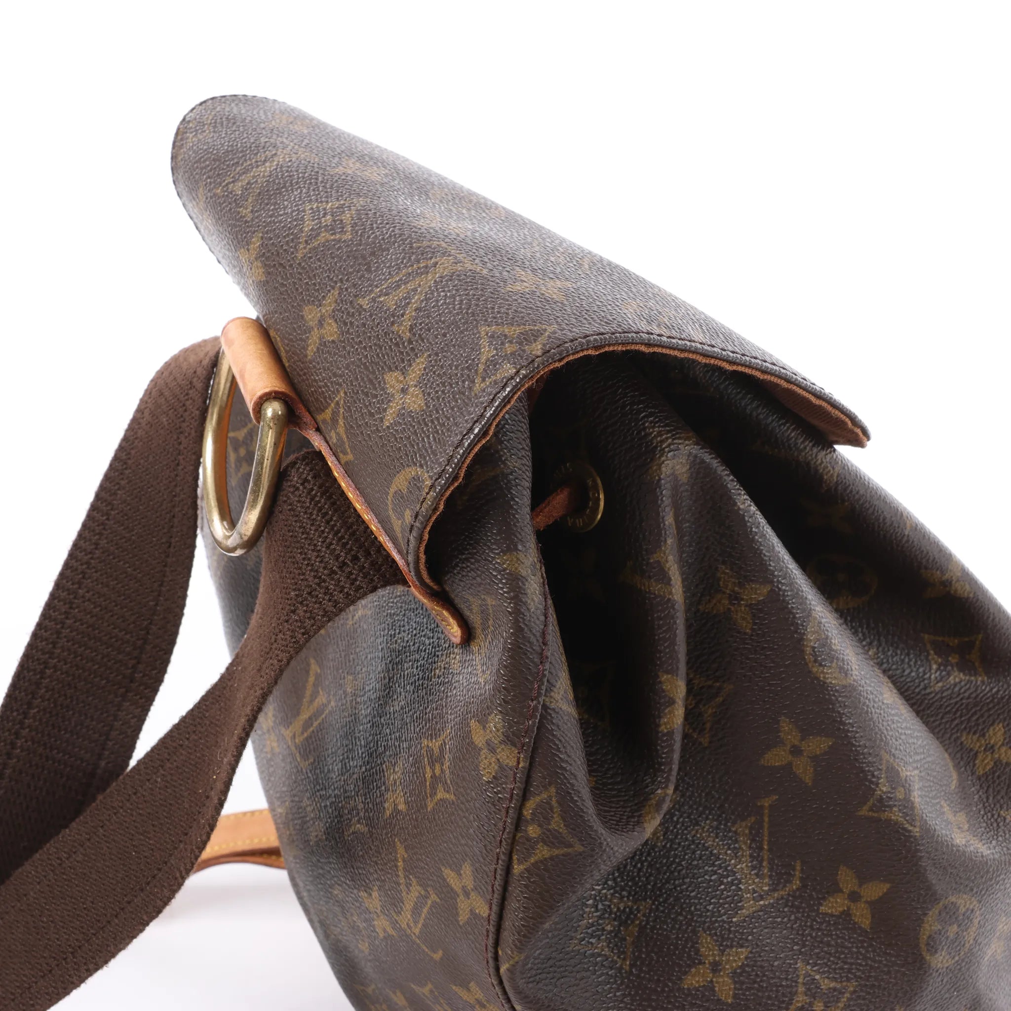 Louis Vuitton Montsouris GM Monogram Canvas Vintage Backpack in Brown M51135