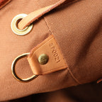 Louis Vuitton Montsouris GM Monogram Canvas Vintage Backpack in Brown M51135