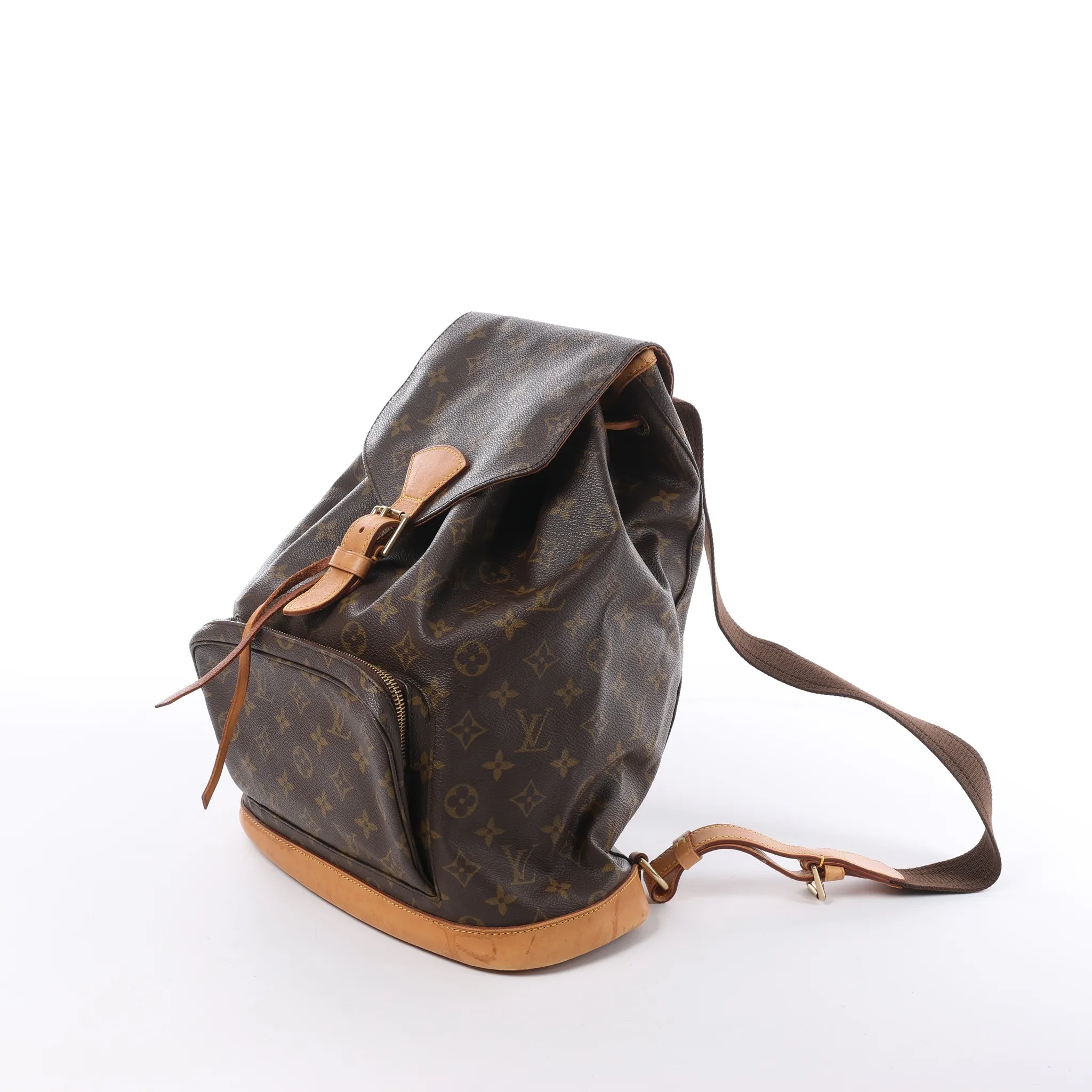 Louis Vuitton Montsouris GM Monogram Canvas Vintage Backpack in Brown – Fashion Fox