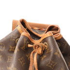 Louis Vuitton Montsouris MM Monogram Canvas Vintage Backpack in Brown M51136