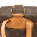 Louis Vuitton Montsouris MM Monogram Canvas Vintage Backpack in Brown M51136