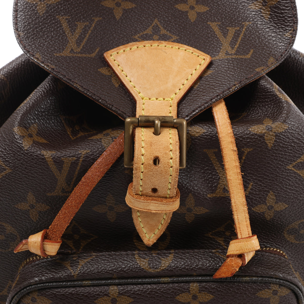Louis Vuitton Montsouris MM Monogram Backpack in Brown M51136