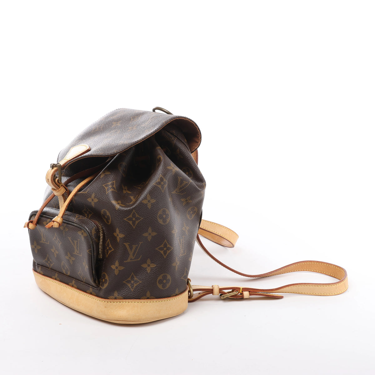 Louis Vuitton Montsouris MM Monogram Backpack in Brown M51136