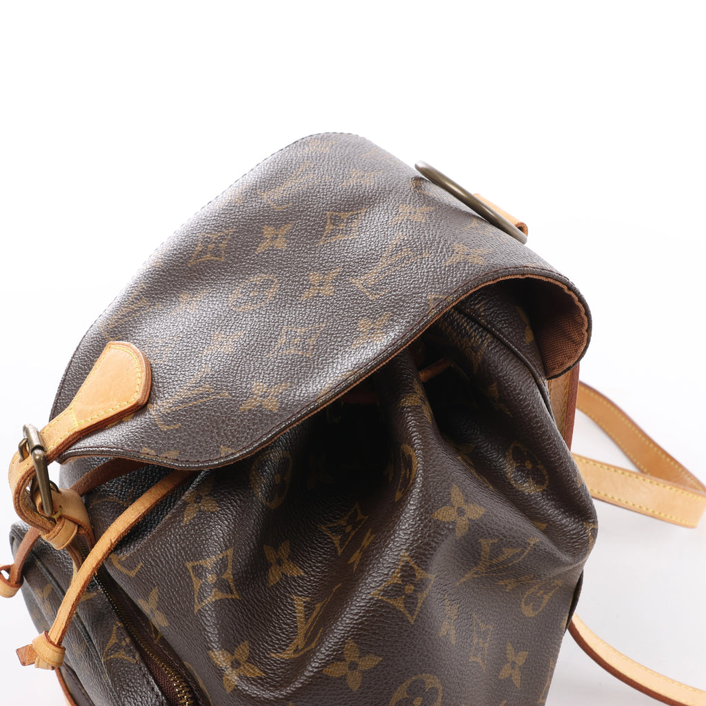 Louis Vuitton Montsouris MM Monogram Backpack in Brown M51136