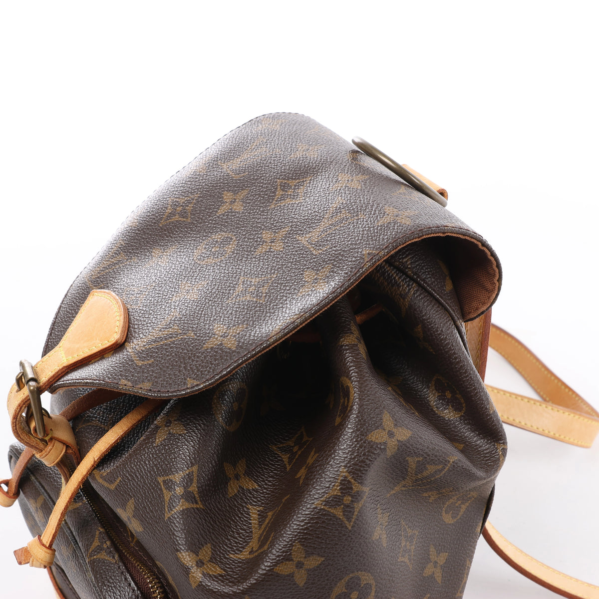 Louis Vuitton Montsouris MM Monogram Backpack in Brown M51136