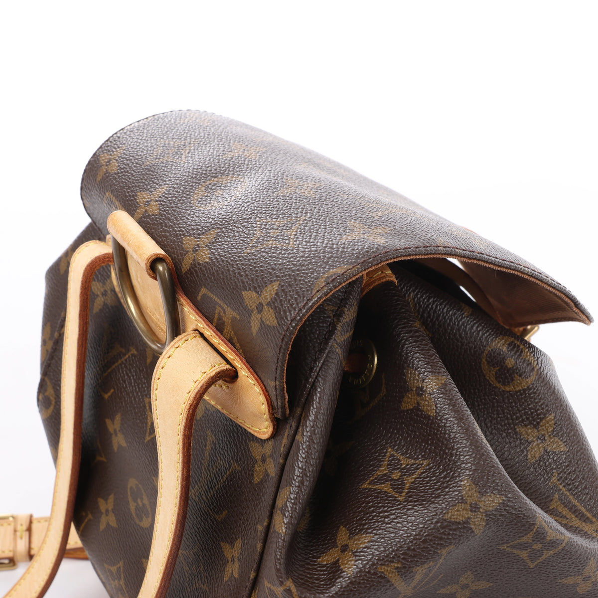 Louis Vuitton Montsouris MM Monogram Backpack in Brown M51136