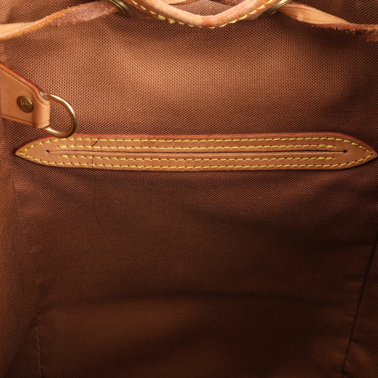 Louis Vuitton Montsouris MM Monogram Canvas Vintage Backpack in Brown M51136