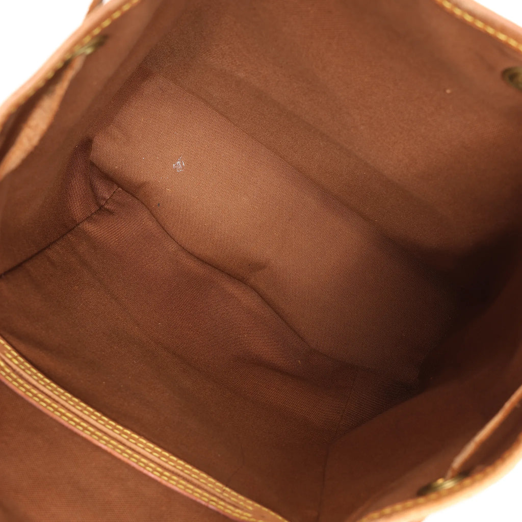Louis Vuitton Montsouris MM Monogram Canvas Vintage Backpack in Brown M51136