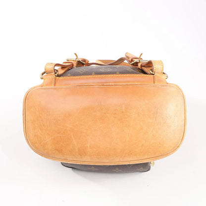 Louis Vuitton Montsouris MM Monogram Canvas Vintage Backpack in Brown M51136