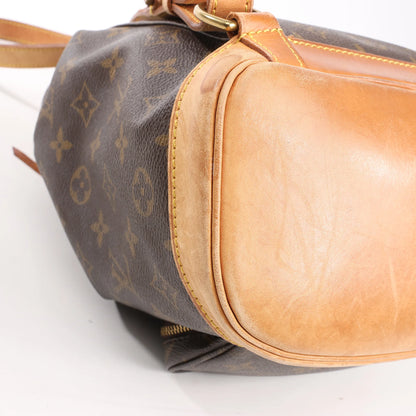 Louis Vuitton Montsouris MM Monogram Canvas Vintage Backpack in Brown M51136