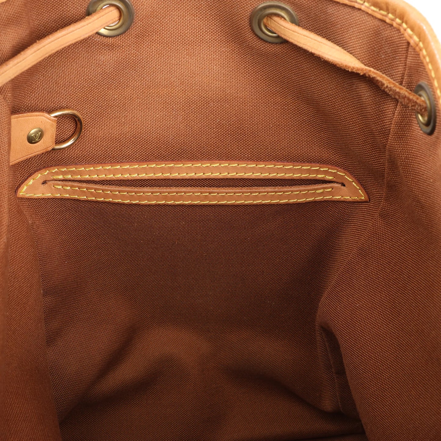 Louis Vuitton Montsouris MM Monogram Canvas Vintage Backpack in Brown M51136