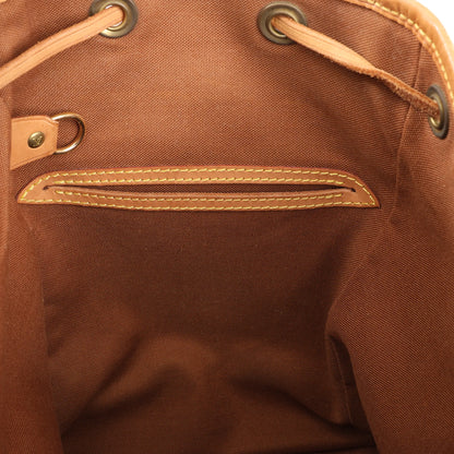 Louis Vuitton Montsouris MM Monogram Canvas Vintage Backpack in Brown M51136