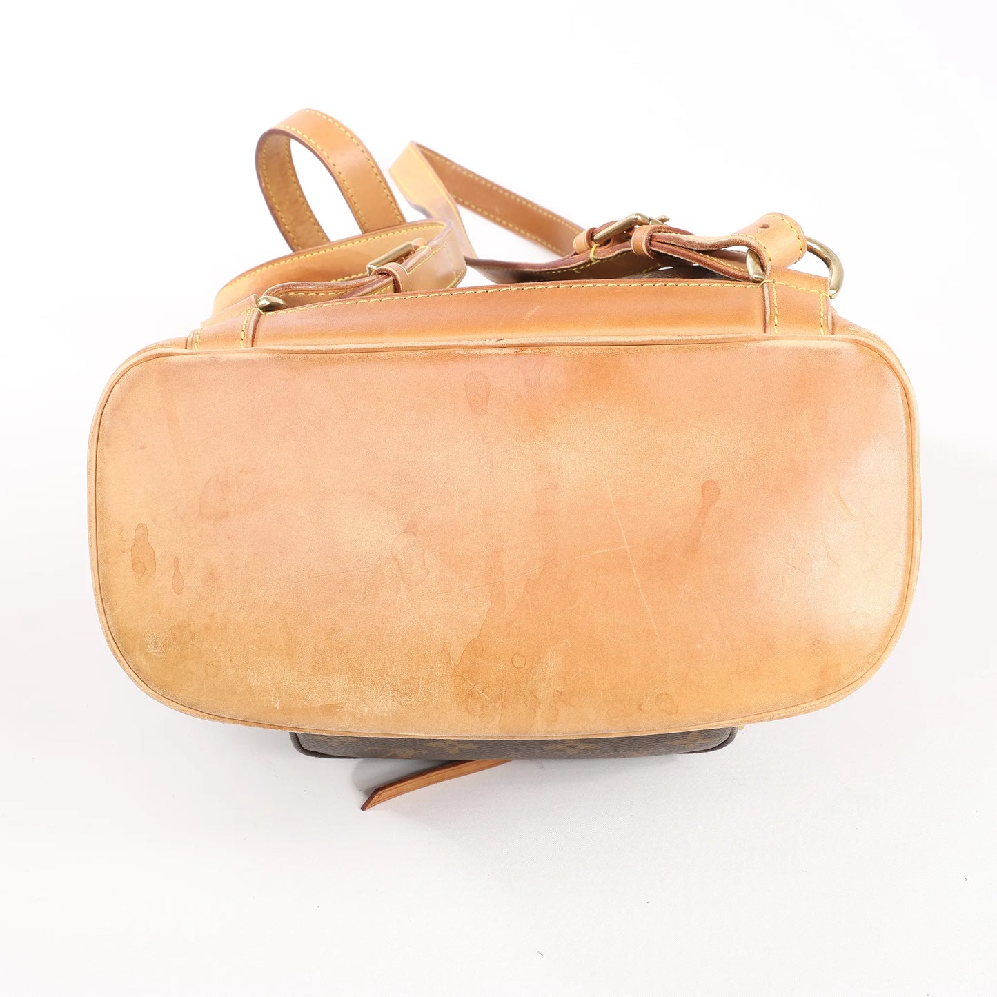 Louis Vuitton Montsouris MM Monogram Canvas Vintage Backpack in Brown M51136