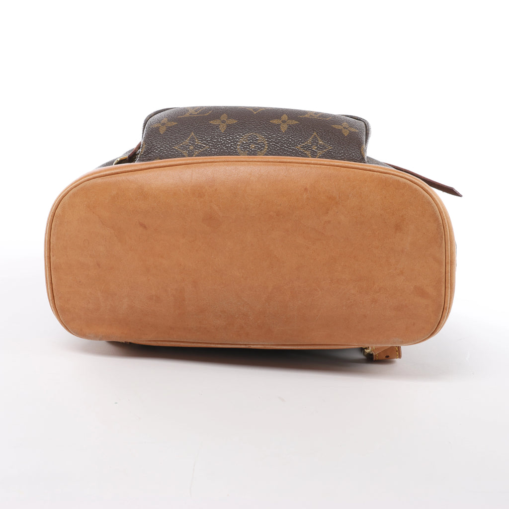 Louis Vuitton Montsouris MM Monogram Backpack in Brown M51136