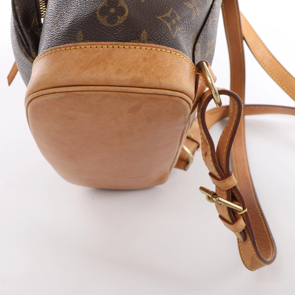 Louis Vuitton Montsouris MM Monogram Backpack in Brown M51136
