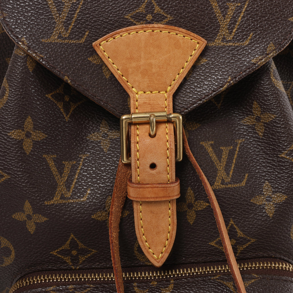 Louis Vuitton Montsouris MM Monogram Backpack in Brown M51136