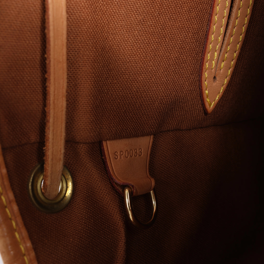 Louis Vuitton Montsouris MM Monogram Backpack in Brown M51136