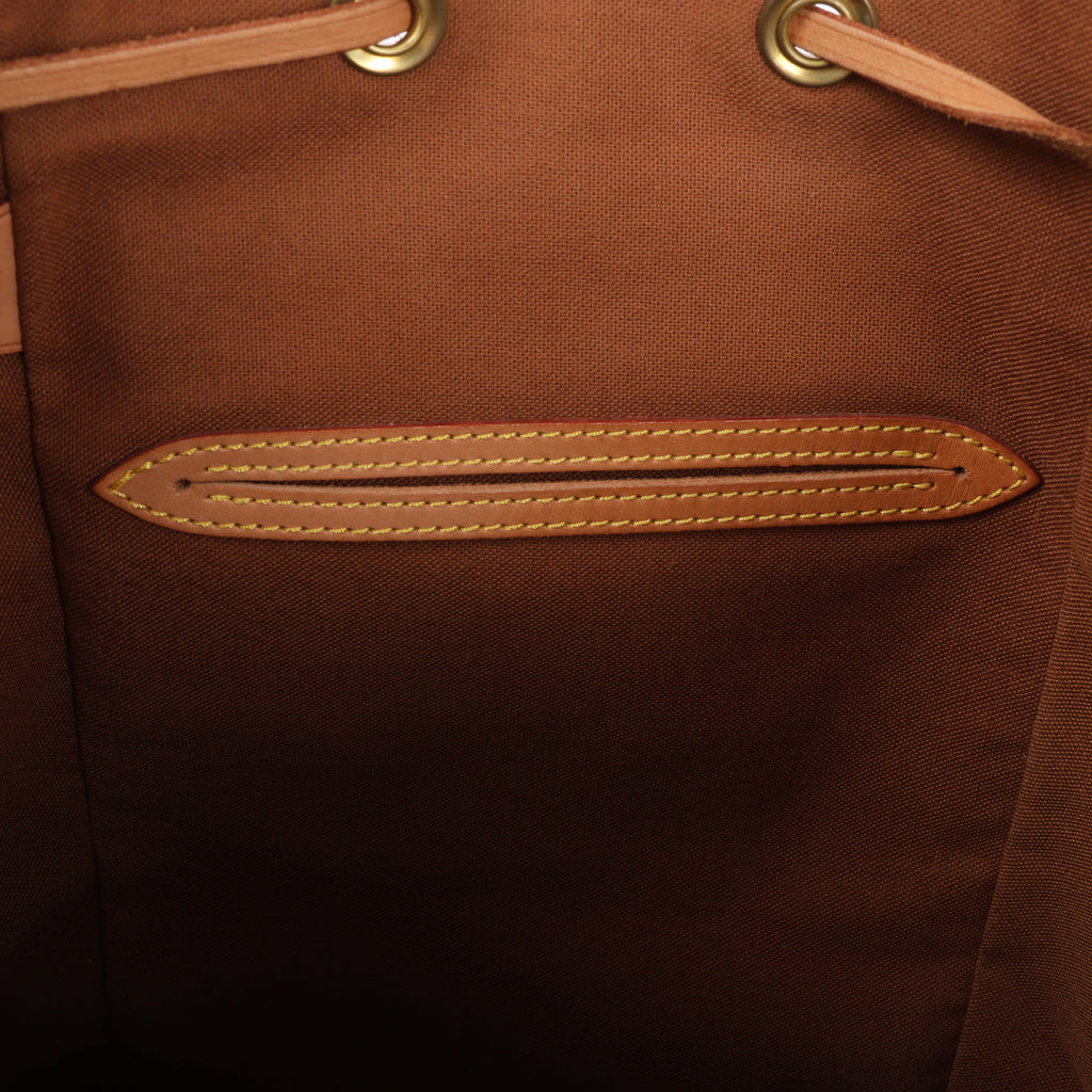 Louis Vuitton Montsouris MM Monogram Backpack in Brown M51136