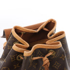 Louis Vuitton Montsouris MM Monogram Backpack in Brown M51136