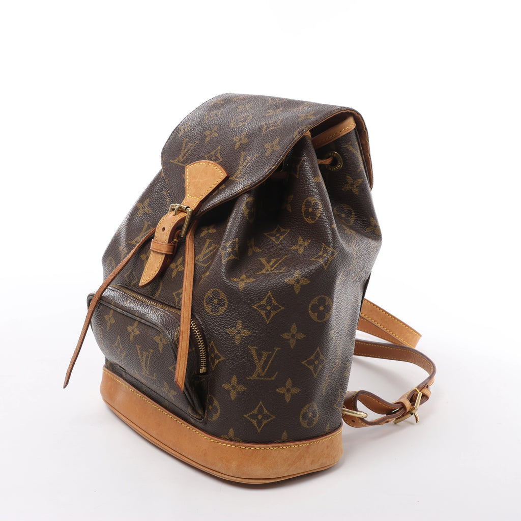 Louis Vuitton Montsouris MM Monogram Backpack in Brown M51136