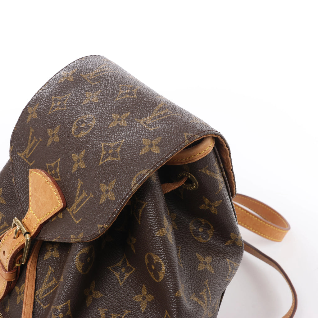 Louis Vuitton Montsouris MM Monogram Backpack in Brown M51136