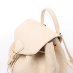 Mochila vintage de lona Louis Vuitton Montsouris MM Monogram en marrón M51136