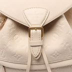Mochila vintage de lona Louis Vuitton Montsouris MM Monogram en marrón M51136
